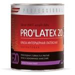 фото Краска латексная Parade Professional E20 Pro Latex20 интерьерная полуматовая основа С 0,9 л