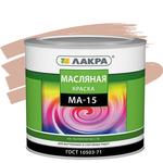 фото Краска масляная Лакра МА-15 бежевая 1,9 кг