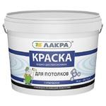 фото Краска акриловая Лакра для потолков супербелая 14 кг