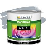 фото Краска масляная Лакра МА-15 серая 1,9 кг