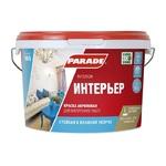 фото Краска акриловая Parade Classic W3 Интерьер для стен и потолков белая 2,5 л