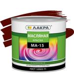 фото Краска масляная Лакра МА-15 сурик 1,9 кг