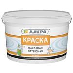 фото Краска латексная Лакра фасадная белая 3 кг