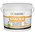 фото Краска латексная Лакра фасадная белая 6,5 кг