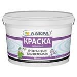 фото Краска латексная Лакра интерьерная влагостойкая белая 3 кг