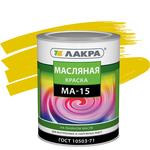 фото Краска масляная Лакра МА-15 желтая 0,9 кг