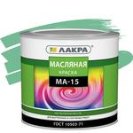фото Краска масляная Лакра МА-15 салатовая 1,9 кг