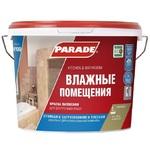 фото Краска латексная Parade Classic W100 Влажные помещения интерьерная основа С 9 л
