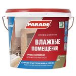 фото Краска латексная Parade Classic W100 Влажные помещения интерьерная основа С 0,9 л