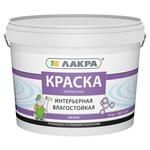фото Краска латексная Лакра интерьерная влагостойкая белая 14 кг