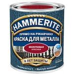 фото Краска по ржавчине Hammerite молотковая красная 2,5 л