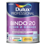 фото Краска для кухни и ванной Dulux Professional Bindo 20 база BW полуматовая 1 л
