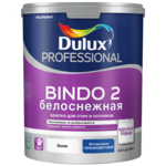 фото Краска для стен и потолков Dulux Professional Bindo 2 белоснежная глубокоматовая 4,5 л