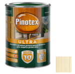 фото Пропитка для древесины Pinotex Ultra белая 1 л