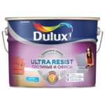 фото Краска Dulux Ultra Resist для гостиной и офиса база BW матовая 10 л
