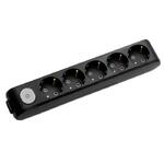фото Колодка удлинителя Panasonic X-tendia WLTA04502BL-RES 5 розеток с заземлением и выключателем 3500 Вт IP 40