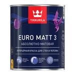фото Краска латексная Tikkurila Euro Matt-3 основа C 0,9 л