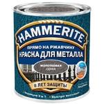 фото Краска по ржавчине Hammerite молотковая серая 5 л