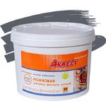 фото Краска резиновая Аквест-25 для крыш и фасадов темно-серая 12 кг