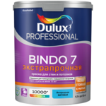 фото Краска для стен и потолков Dulux Professional Bindo 7 экстрапрочная база BW матовая 4 л