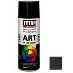 фото Краска акриловая Tytan Professional Art of the colour аэрозольная черная матовая 9004 400 мл