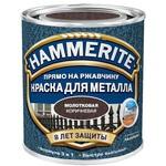 фото Краска по ржавчине Hammerite молотковая коричневая 5 л