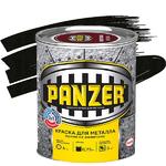 фото Краска для металла Panzer молотковая черная 0,75 л