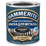 фото Краска по ржавчине Hammerite молотковая черная 0,75 л