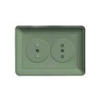 фото Розетка Schneider Electric W59 RS16-254-48 двухместная с защитными шторками шампань