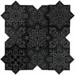 фото Мозаика из мрамора для пола Skalini Pantheon PNT-2 Black