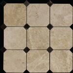 фото Мозаика из мрамора Natural Octagon M036+M076-BP