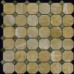 фото Мозаика из оникса и мрамора Natural Octagon M073+M068-BP