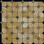 фото Мозаика из оникса и мрамора Natural Octagon M073+M068-DP9