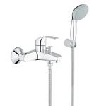 фото Смеситель для ванны с душевым набором Grohe Eurosmart 33302002