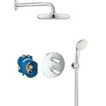 фото Душевой комплект Grohe Grohtherm 1000 34614001 с верхним душем Tempesta 210