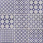 фото Керамическая плитка Bayker Batik Deco Cobalto 10х10 см