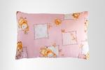 фото Детская подушка Лежебока Цвет: Розовый (40х60)