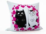 фото Декоративная подушка Влюбленные Коты (45х45)