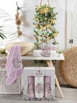 фото Полотенце Floral Цвет: Сиреневый (50х80 см - 2 шт,70х130 см)