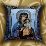 фото Декоративная подушка Божья Матерь (40х40 (1 шт))