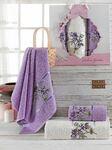 фото Полотенце Sakura Garden Цвет: Лиловый (50х80 см - 2 шт,70х130 см)