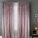 фото Классические шторы Сильвия Цвет: Фиолетовый