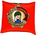 фото Декоративная подушка Самому Смелому Цвет: Красный (30х30)