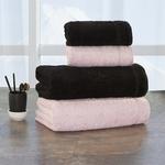 фото Набор полотенец BB Towels Цвет: Charcoal Black & Lilac (100х160 см - 2 шт,70х150 см - 2 шт)