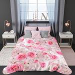фото Покрывало Орнамент Хризантем И Роз (200х220 см)