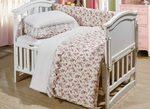 фото Детское Постельное белье Bambini Цвет: Белый, Розовый (110х140 см)