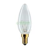 фото Philips Лампа накаливания B35 40W E14 230V свеча CL