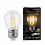 фото Лампа gauss filament globe e27 7w 2700k Gauss 105802107