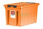 фото Ящик для хранения Rox box Ящик с крышкой на роликах 50 л оранжев