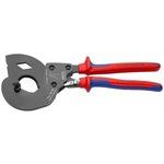 фото Ножницы для резки acsr проводника (по принципу трещотки) knipex kn-9532340sr